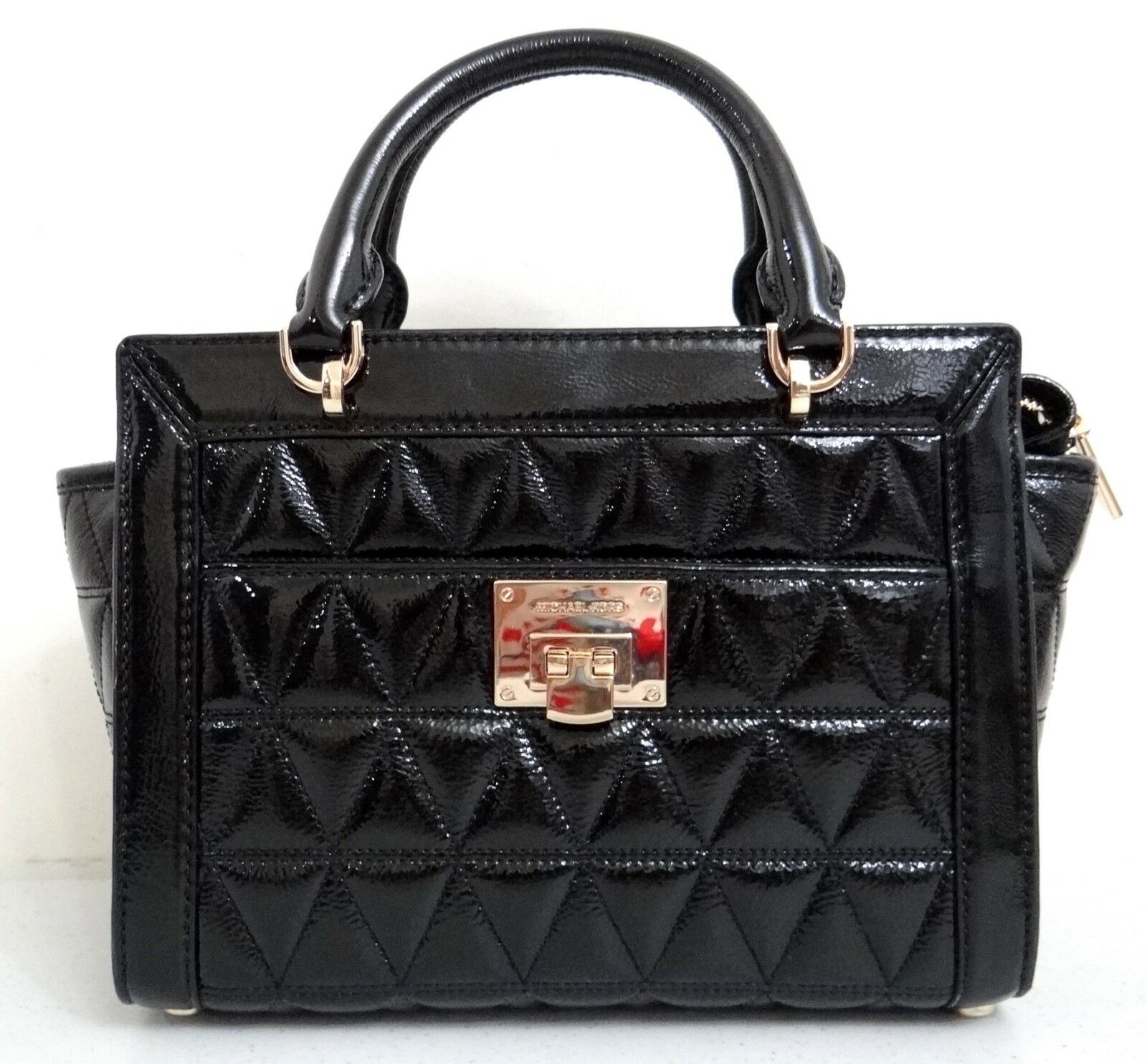Michael Kors Women's Vivianne Satchel Crossbody Bag Black MK27329
