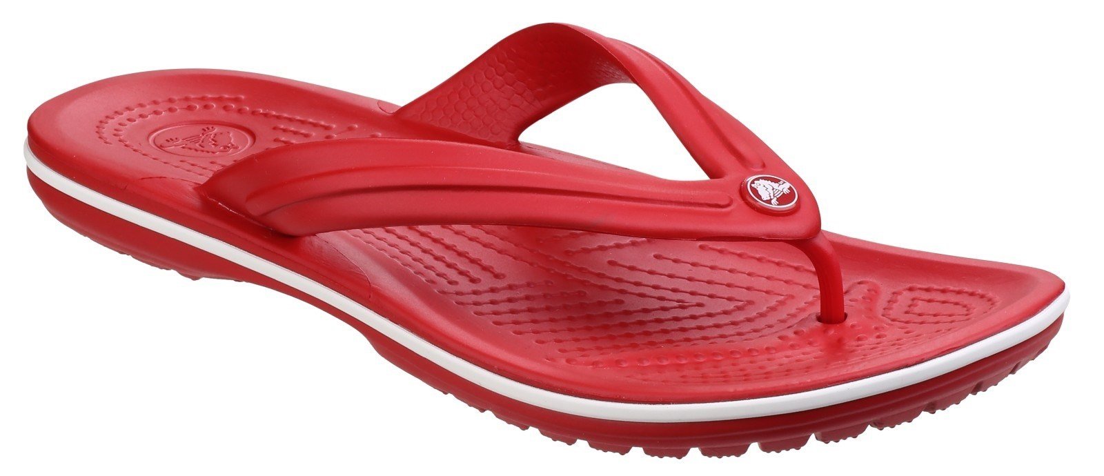 Crocs Women's Crocband Flip Sandal Various Colours 21065 - Pepper/White 3