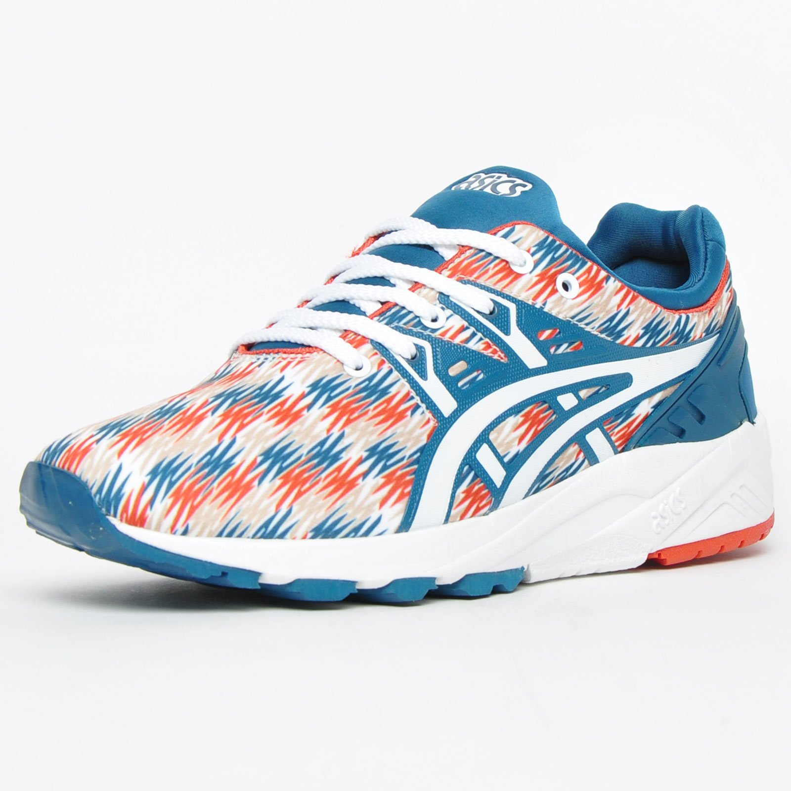 ASICS Men's Gel Kayano Evo Trainers Red Blue H6C3N 4501 - 3 UK Red Blue