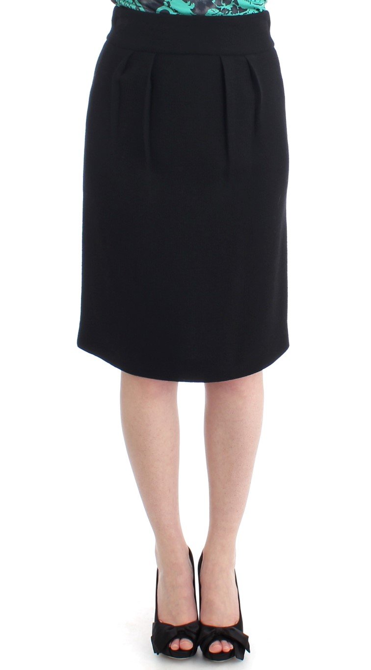 Cavalli Women's Pencil Skirt Black SIG11633 - IT40|S
