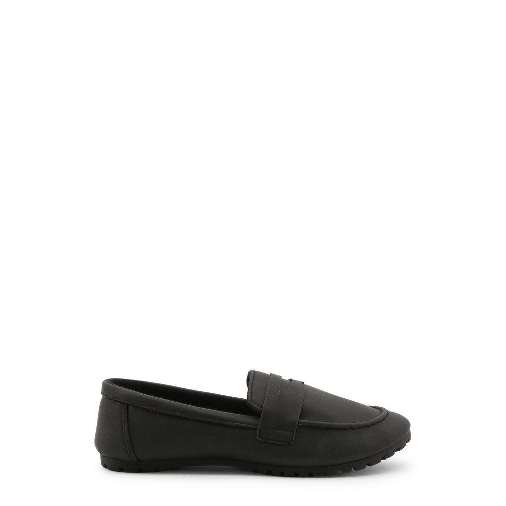 Roccobarocco Women's Moccains Shoes Black 342840 - black EU 37