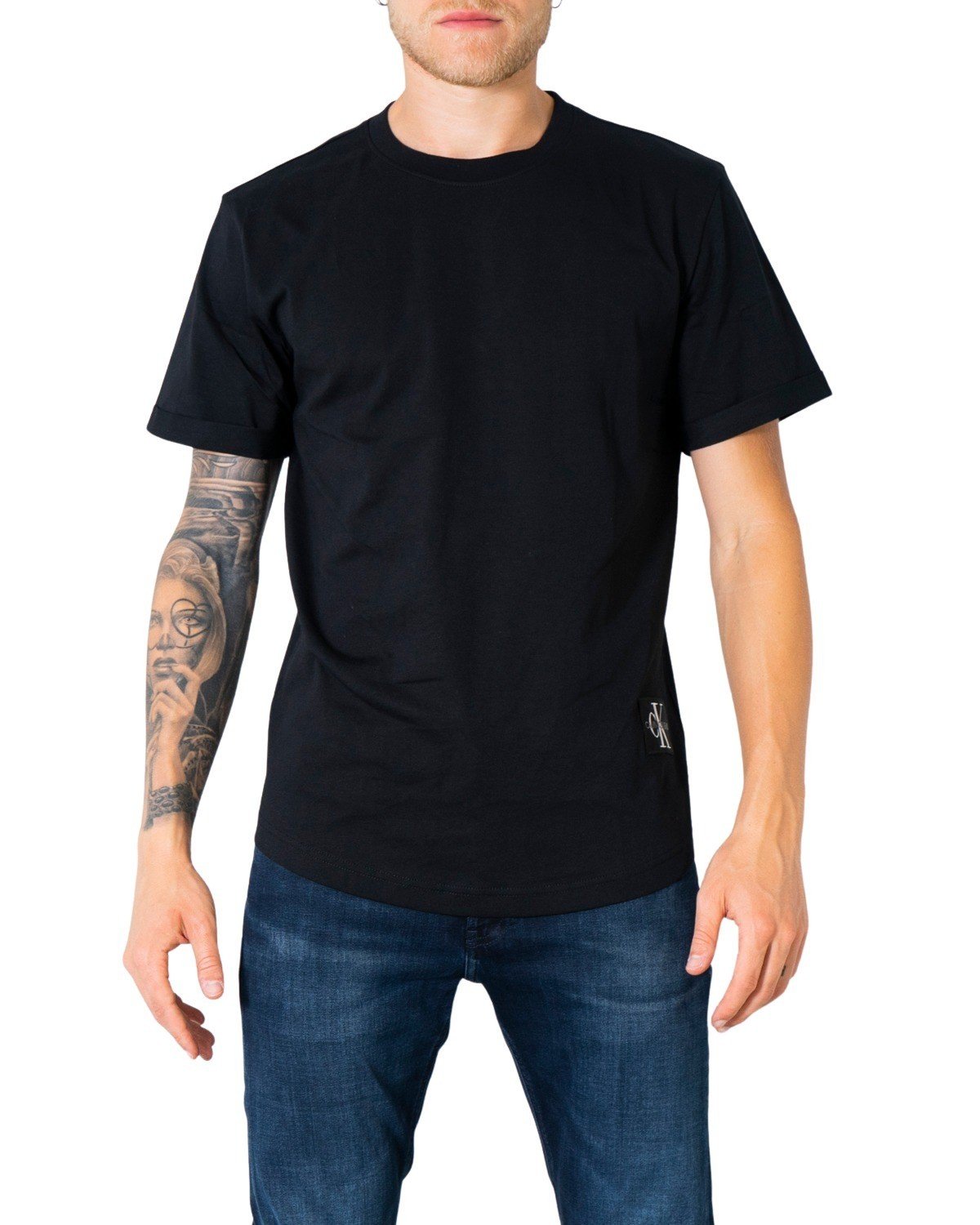 Calvin Klein Jeans Men's T-Shirt Various Colours 300027 - black XS