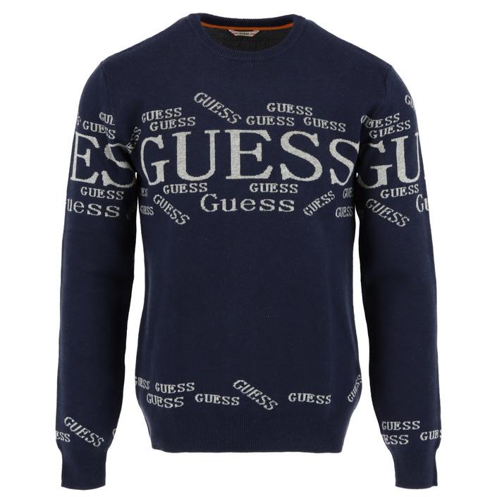 Guess Men's Sweater Blue 307340 - blue L