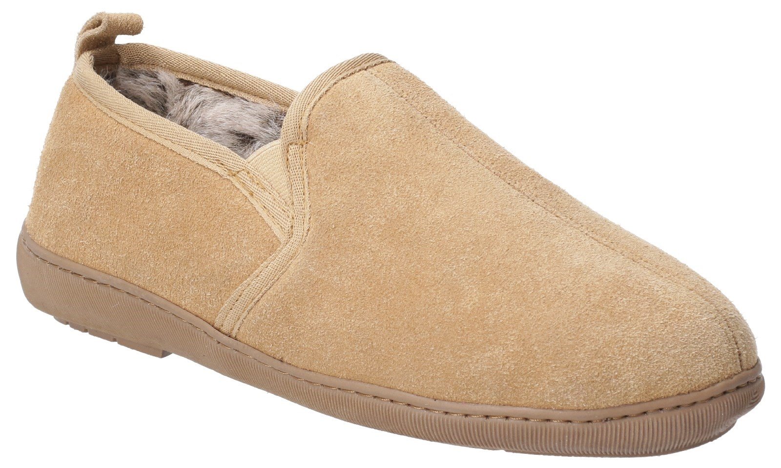 Hush Puppies Men's Arnold Slip On Slipper Various Colours 29192 - Tan 6