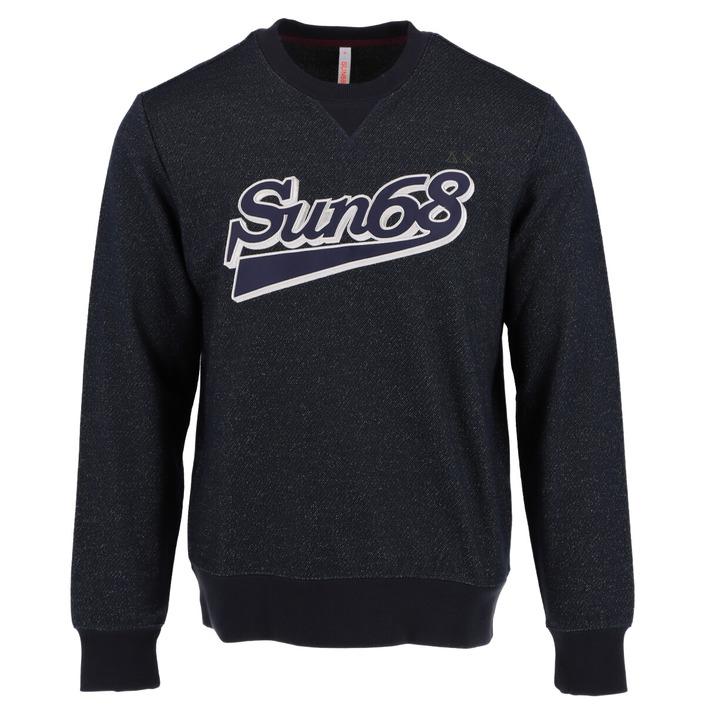 Sun68 Men's Sweater Blue 307953 - blue S