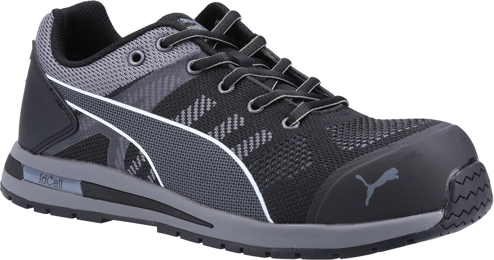 Puma Safety Unisex Elevate Knit LOW S1 Trainer Black 32824 - Black 6