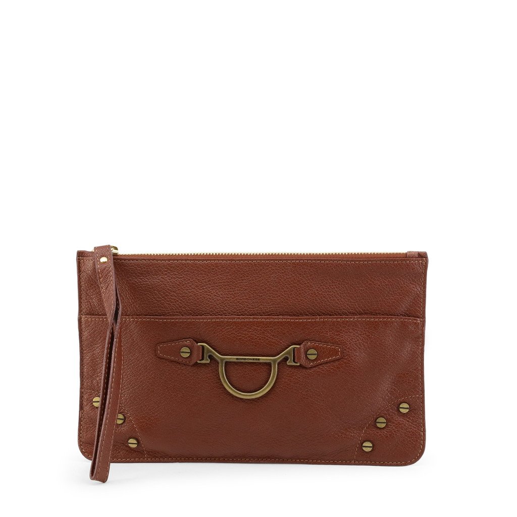 Borbonese Women's Clutch Bag Various Colours 962001-526 - brown NOSIZE