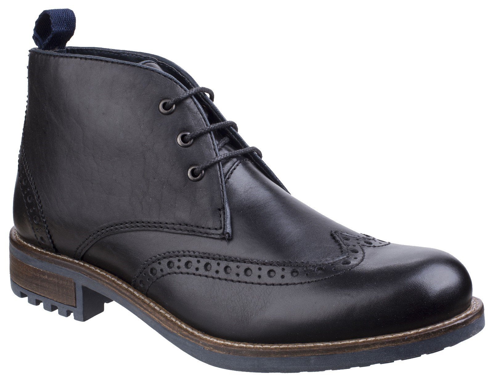 Cotswold Men's Avening Brogue Chukka Boot Various Colours 25528 - Black 6