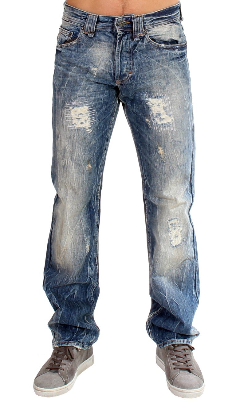 John Galliano Men's Washed Cotton Jeans Blue SIG10821 - W27