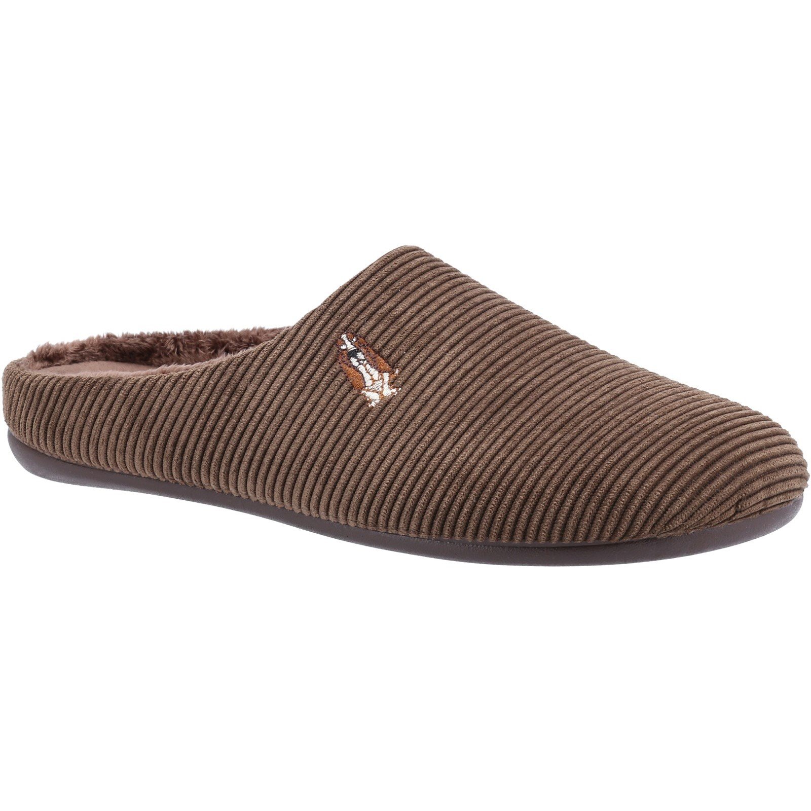 Hush Puppies Men's Reid Slipper Various Colours 32912 - Chocolate 9