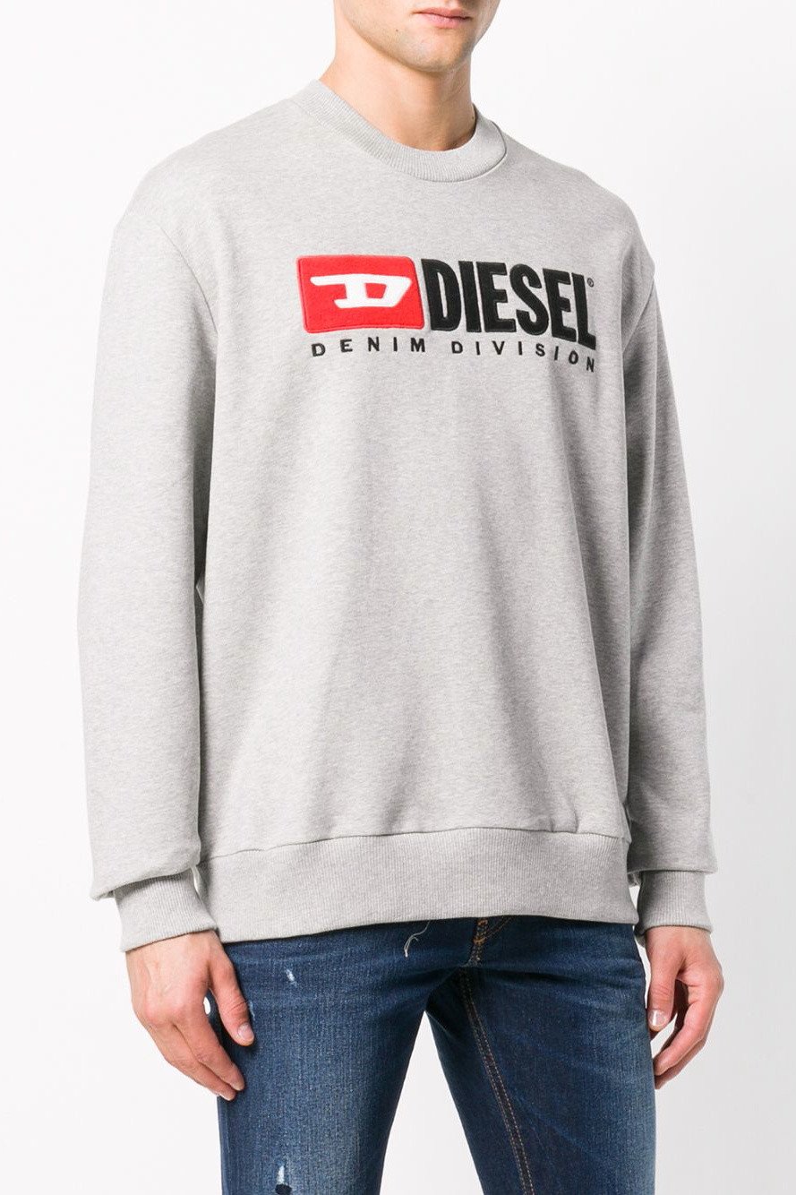 Diesel Men's Sweatshirt Various Colours 294149 - grey M