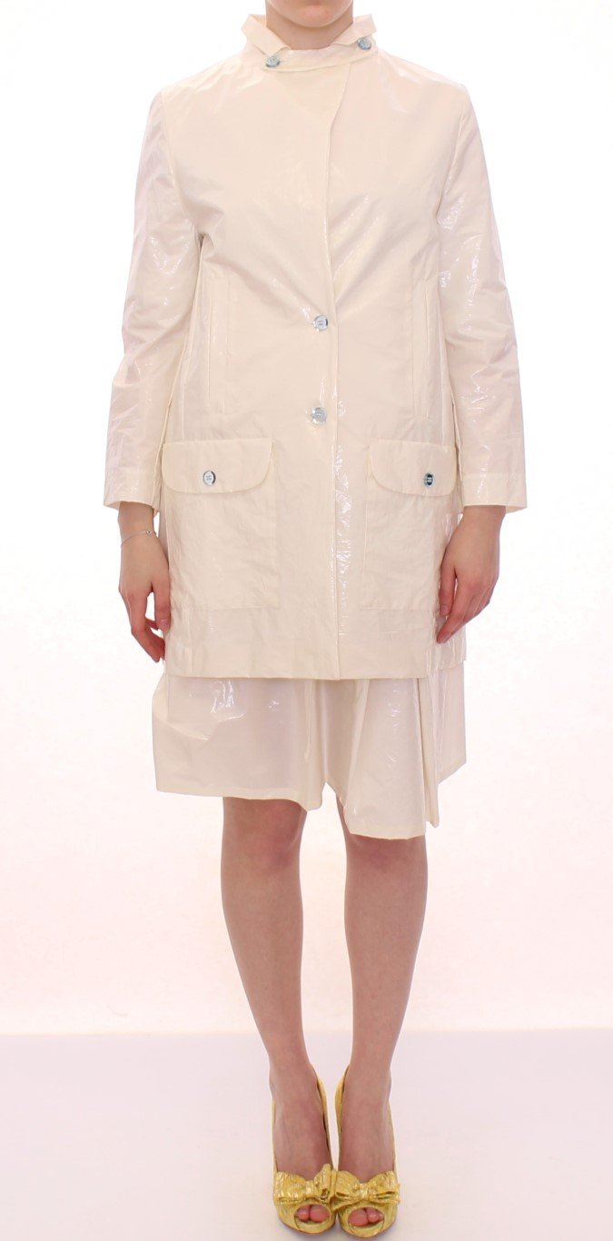 Licia Florio Women's Viscose Button Front Jacket MOM10096 - IT40|S