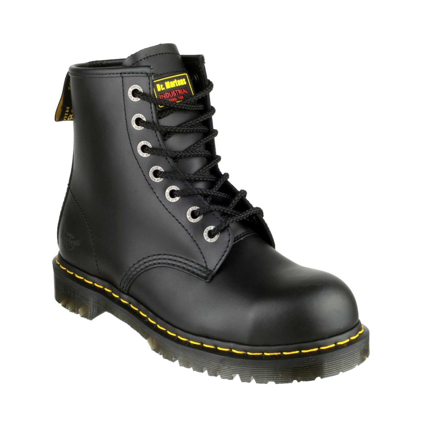 Dr Martens Unisex Icon Lace up Safety Boot Black 19498 - Black 9
