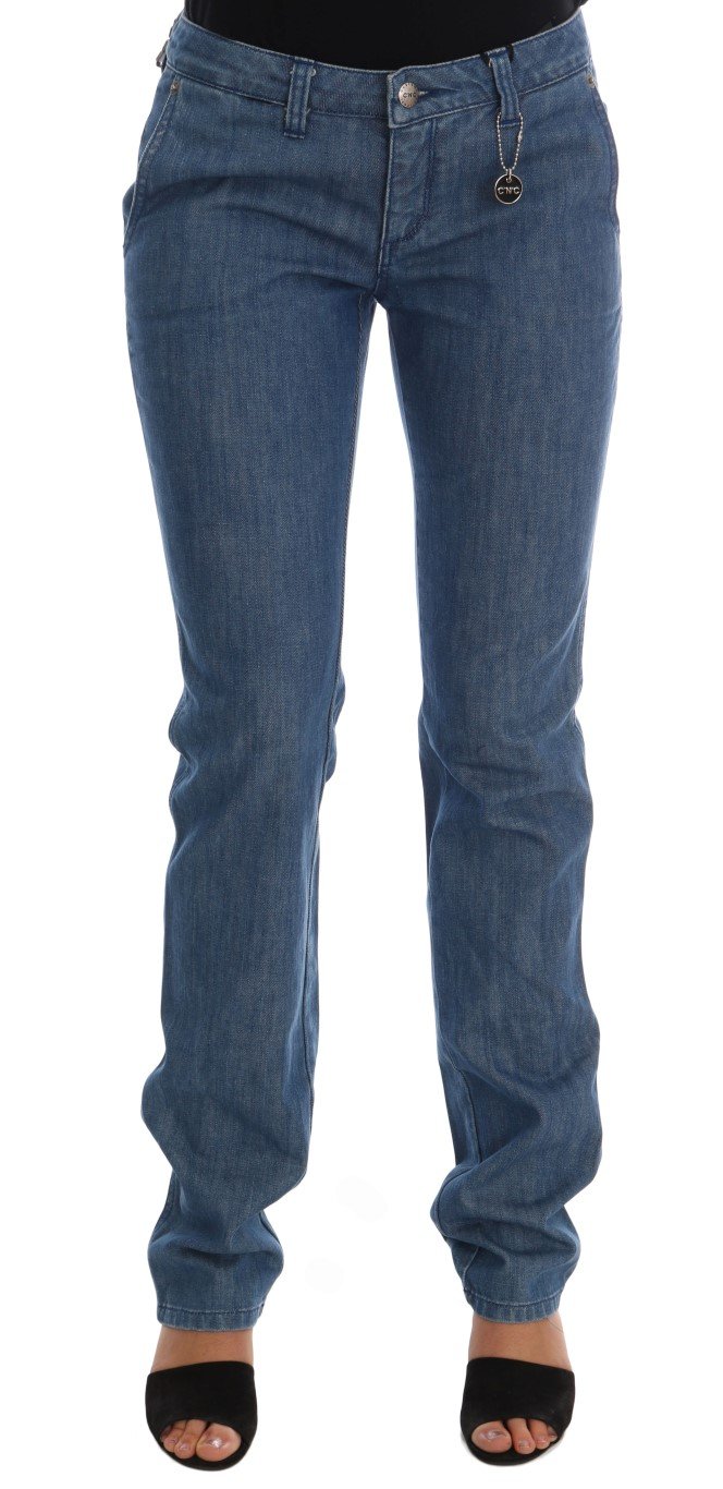 Costume National Women's Wash Cotton Slim Denim Jeans Blue SIG30124 - W26