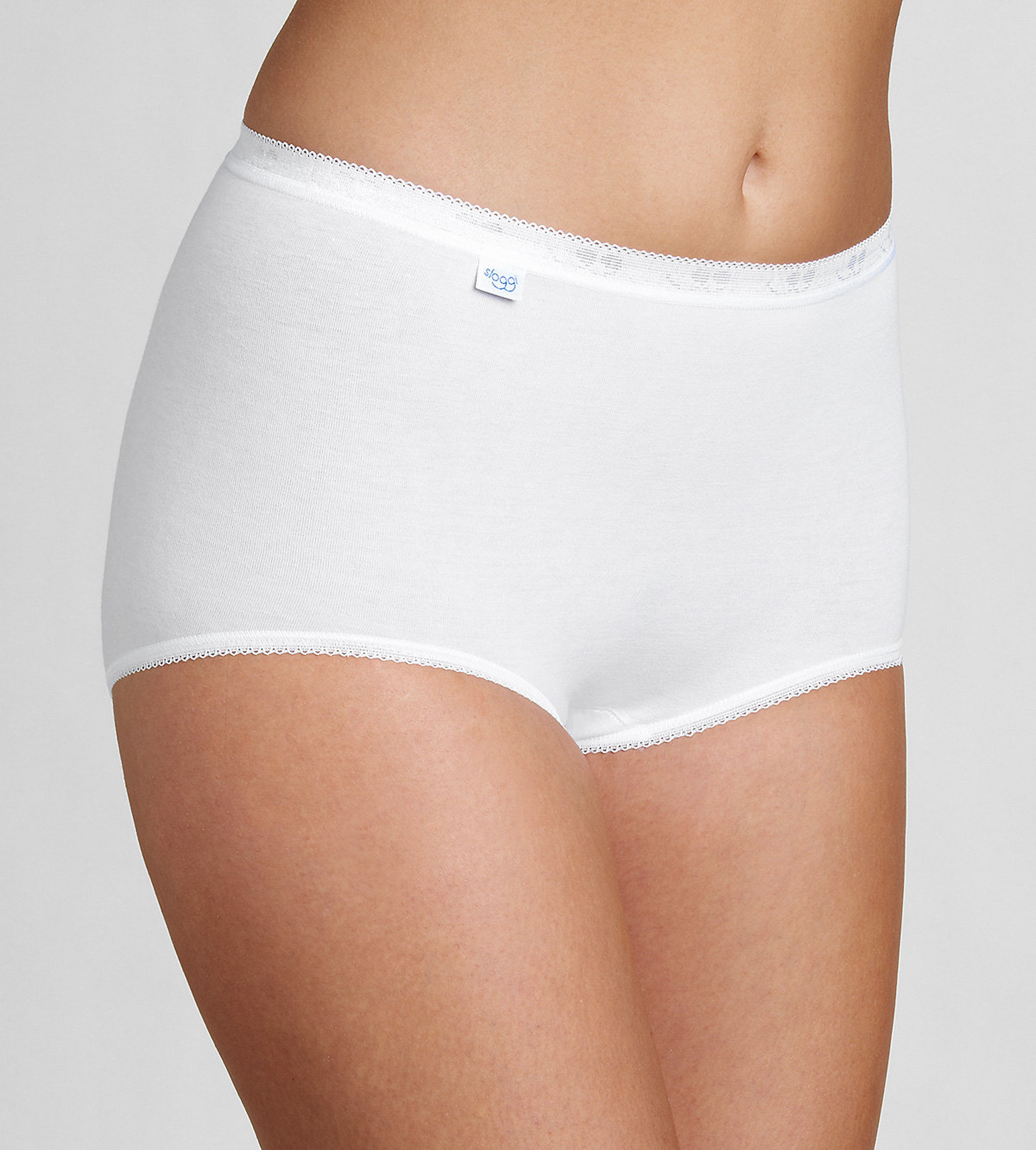 Sloggi Women’s Basic + Maxi 4 Pack Underwear Various Colours - 10 White