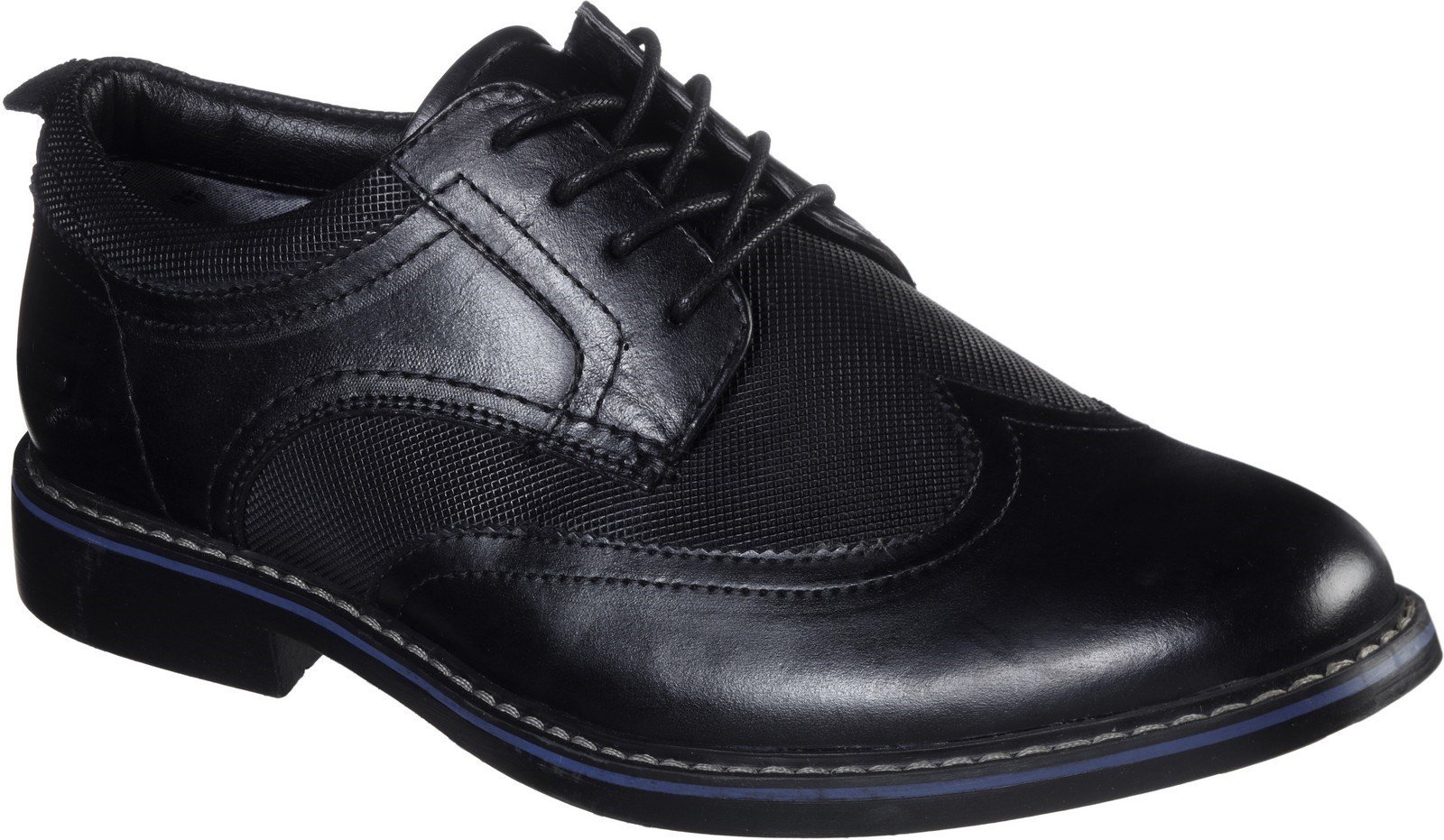 Skechers Men's Bregman Modeso Lace Up Shoe Various Colours 30747 - Black 6
