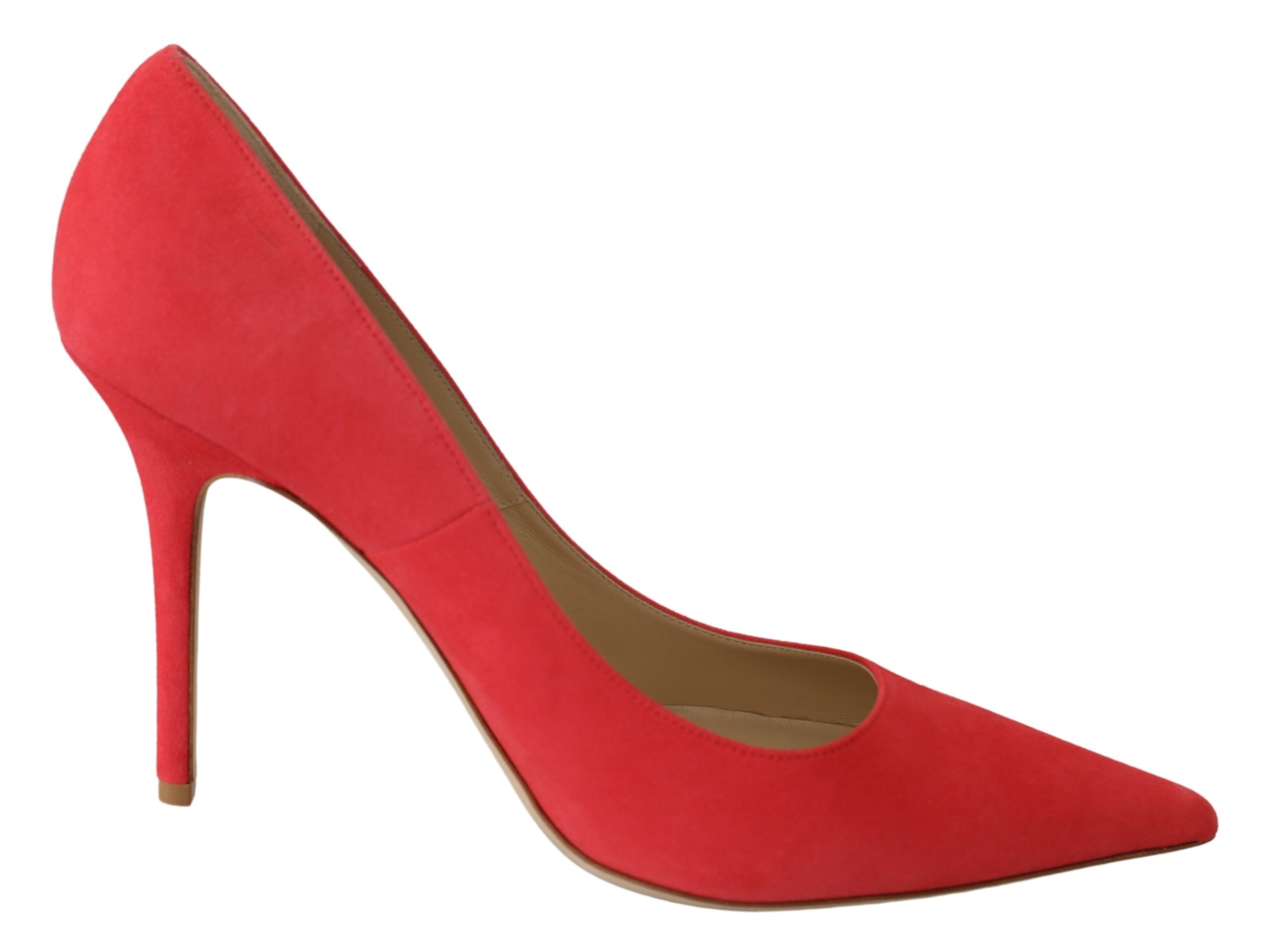 Jimmy Choo Women's Abel Suede Pumps Coral 194611083924 - EU40.5/US10.5