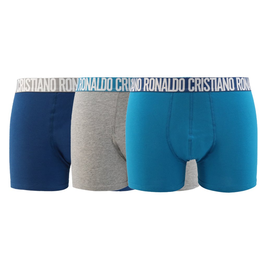 CR7 Cristiano Ronaldo Men's Boxer Shorts Various Colours 8100-49 - blue-6 XL
