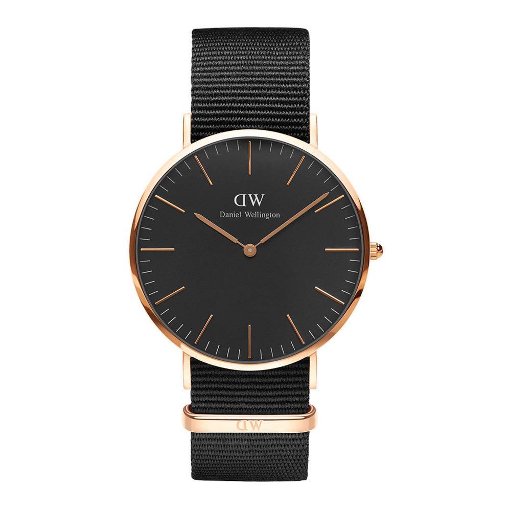 Daniel Wellington Women's Petite 28 Dover RG Black DW00100148
