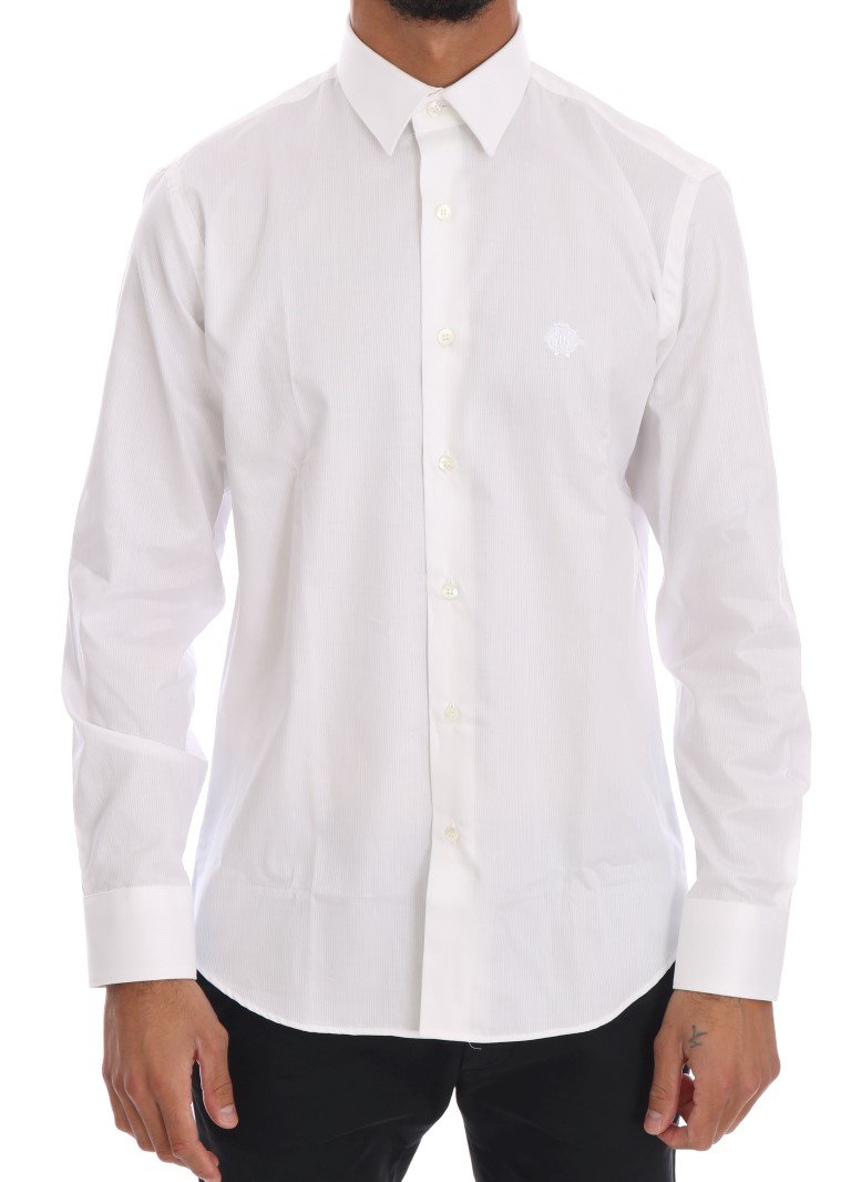 Cavalli Men's Shirt White TSH1497 - 39