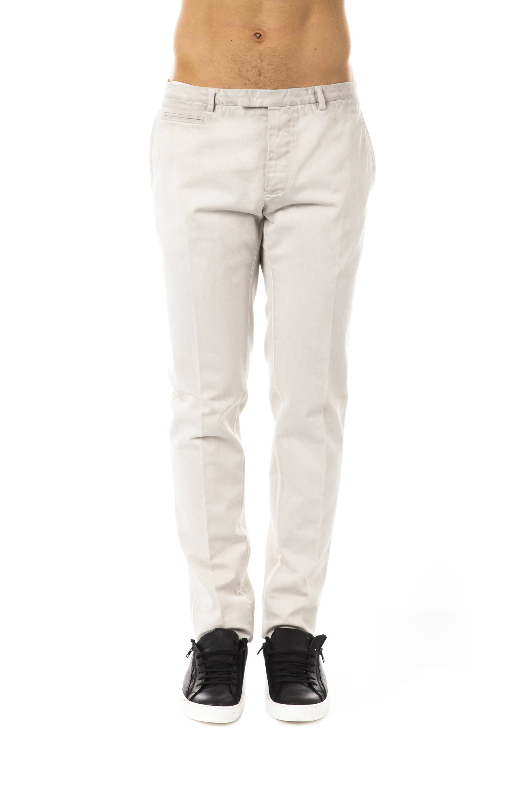 Uominitaliani Men's Trouser Gray UO1394752 - IT46 | S