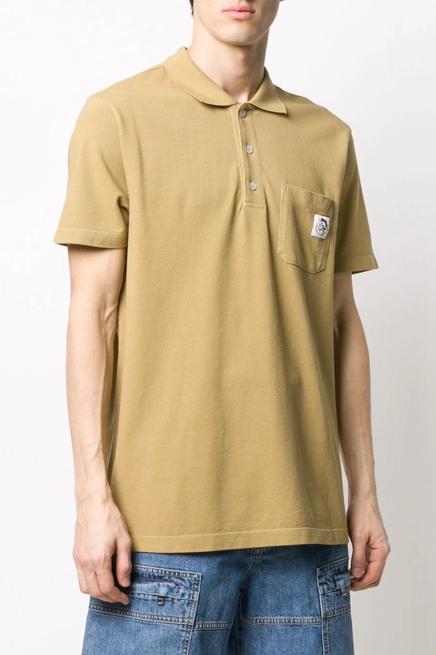 Diesel Men's Polo Shirt Various Colours 283866 - beige-2 M