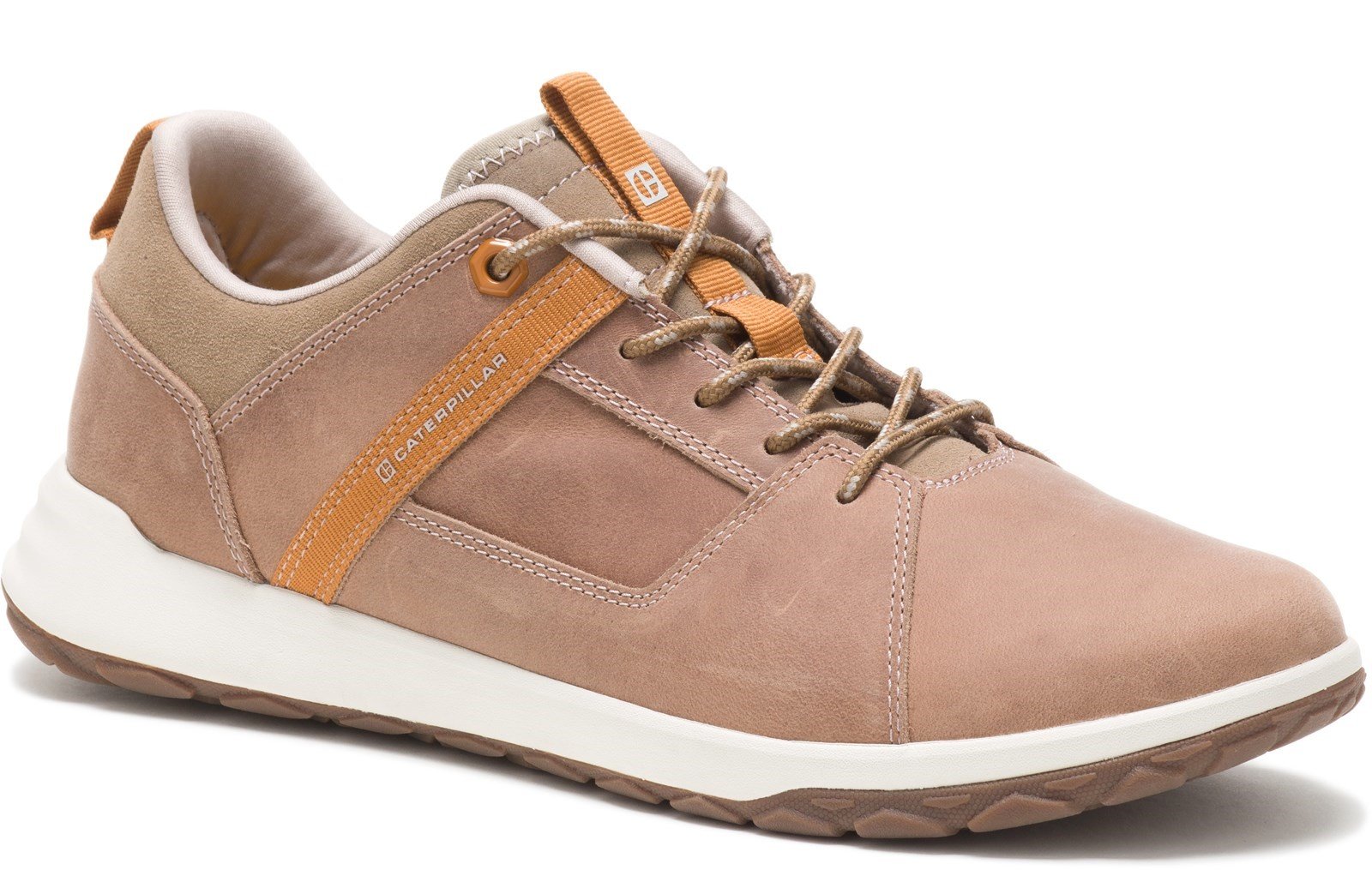 CAT Lifestyle Men's Quest Mod Lace Up Trainer Cuban Sand 31489 - Cuban Sand 7
