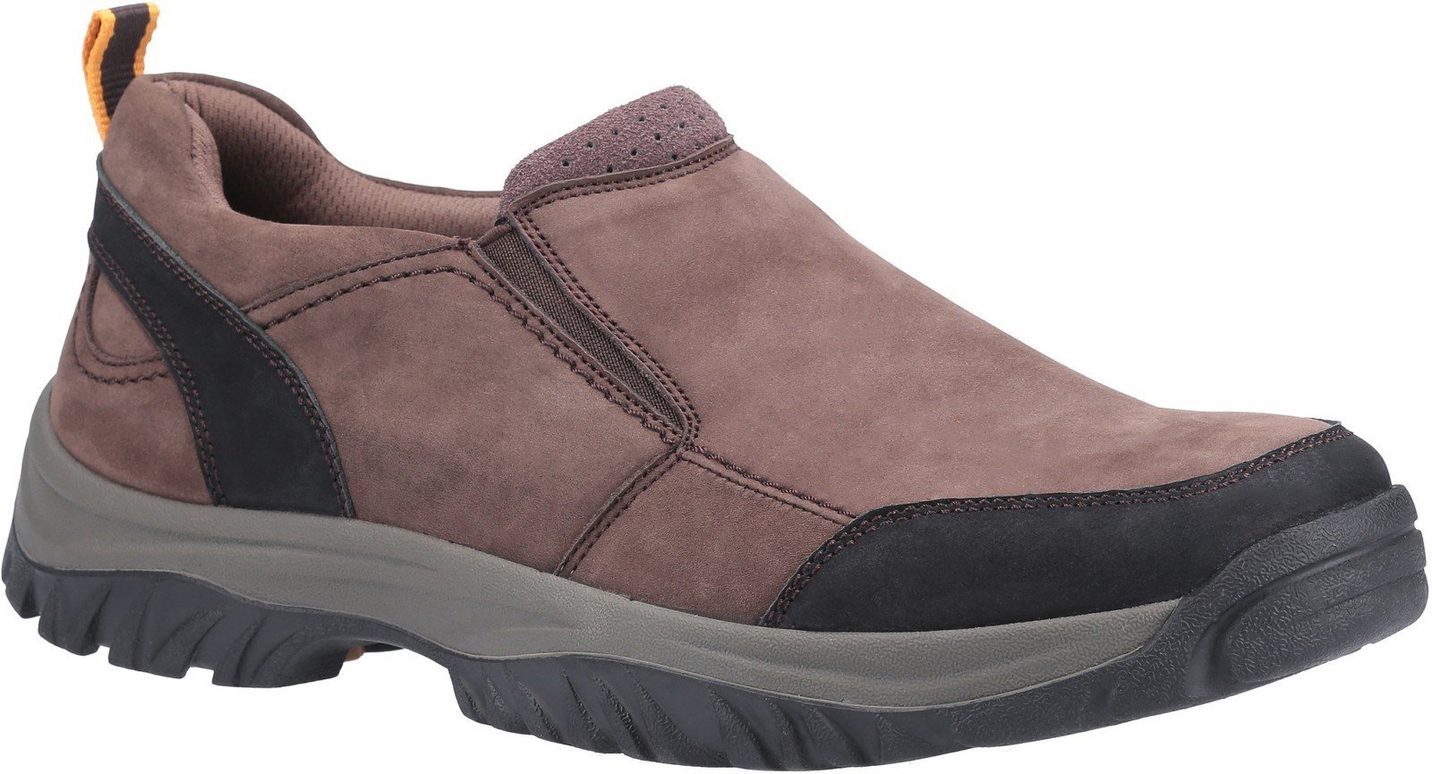 Cotswold Men's Boxwell Slip On Hiking Shoe Various Colours 30149 - Brown 7