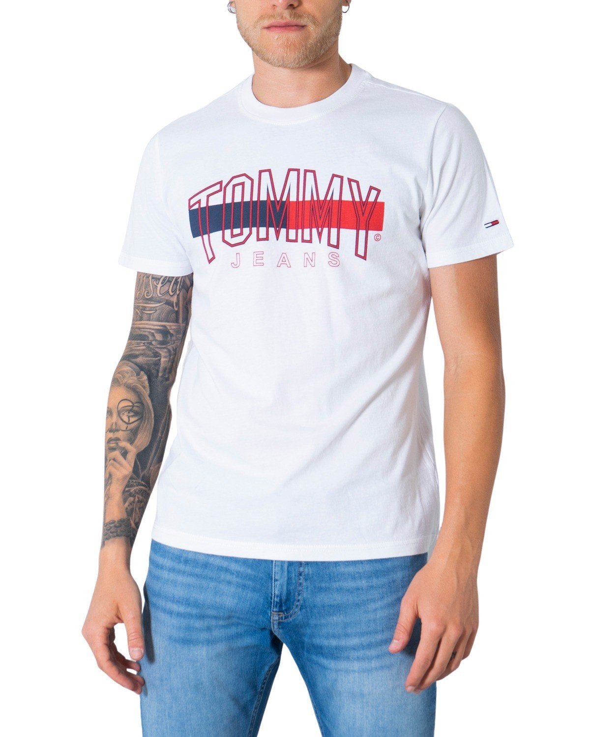 Tommy Hilfiger Jeans Men's T-Shirt Various Colours 305447 - white S