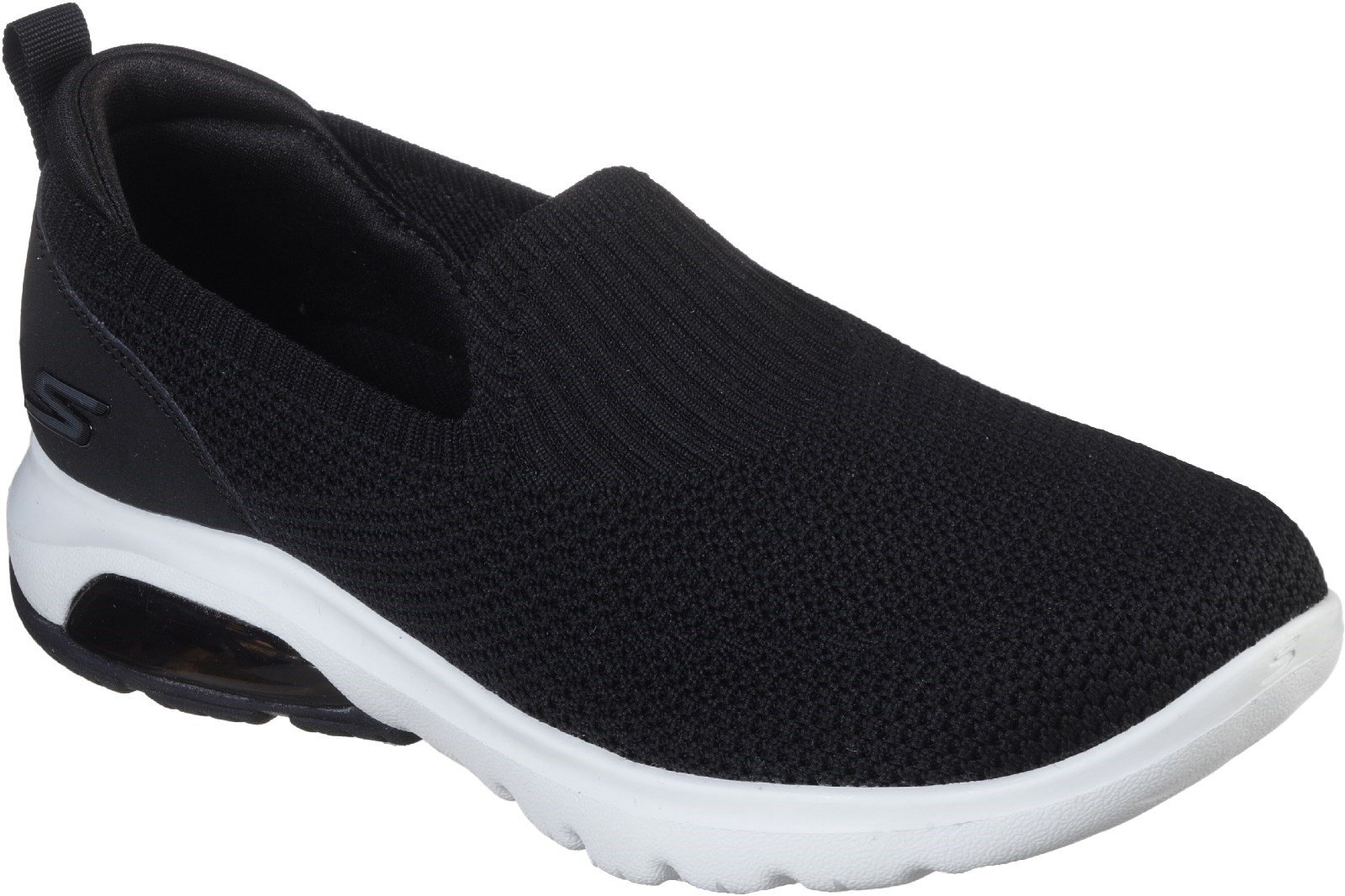 Skechers Women's Gowalk Air Slip On Trainer Various Colours 30344 - Black/White 3