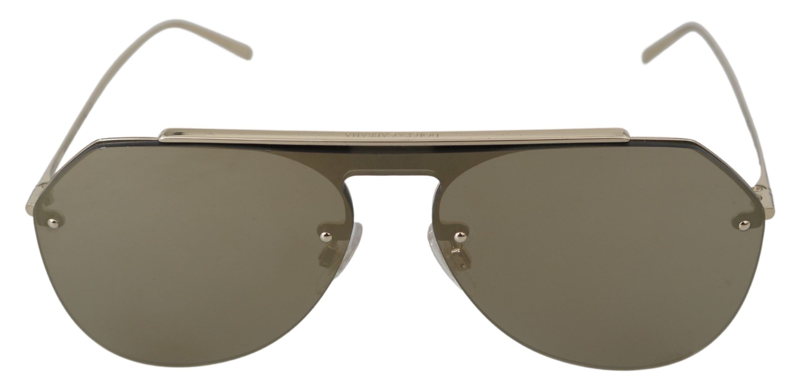 Dolce & Gabbana Women's Lenses Pilot Aviator Sunglasses Gray GLA767