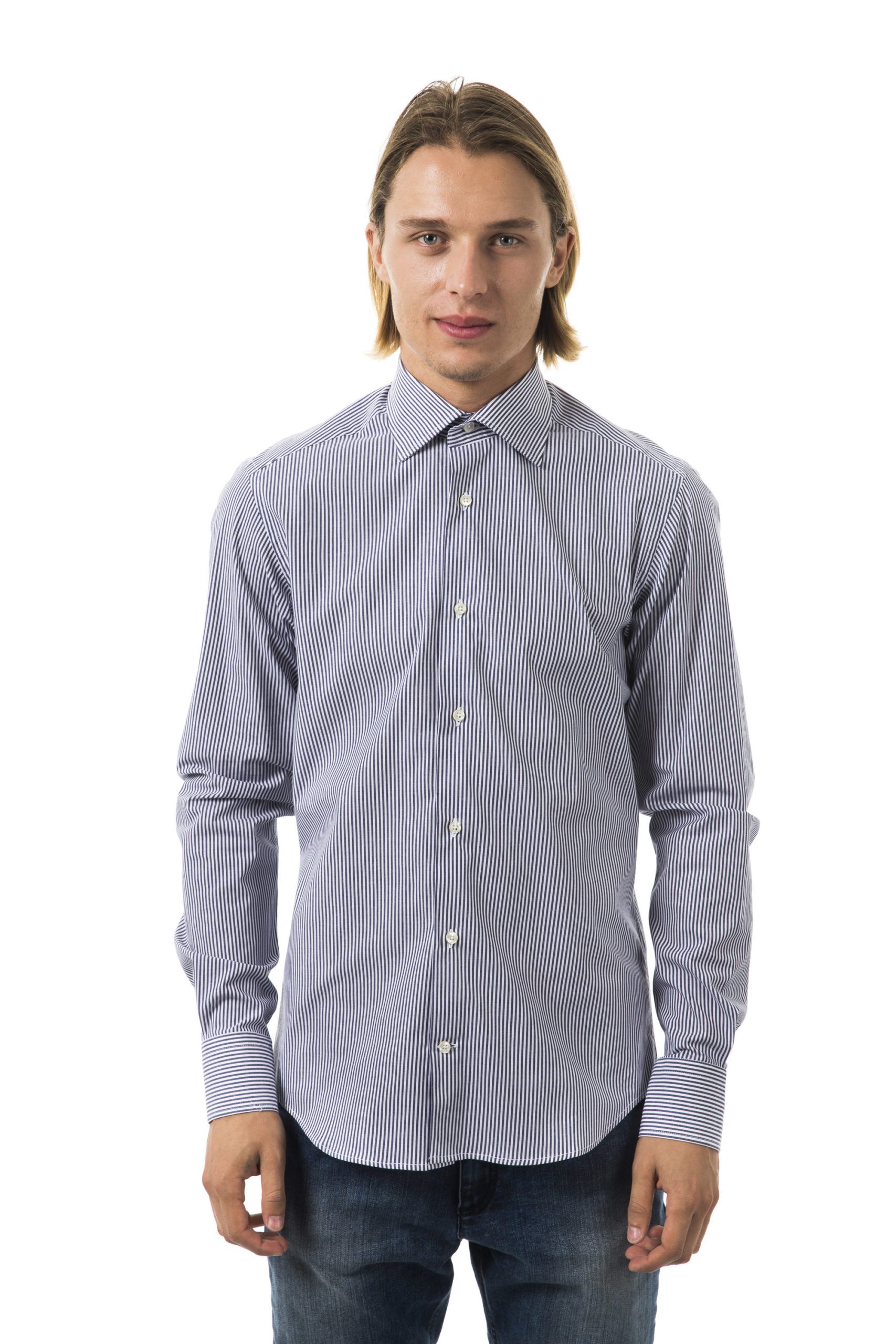Uominitaliani Men's Blu Shirt Light Blue UO1394654 - M