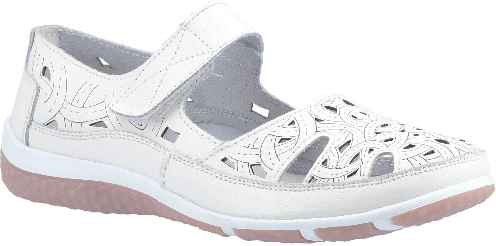 Fleet & Foster Women's Jasmine Touch Flats Various Colours 28261-47467 - White 3