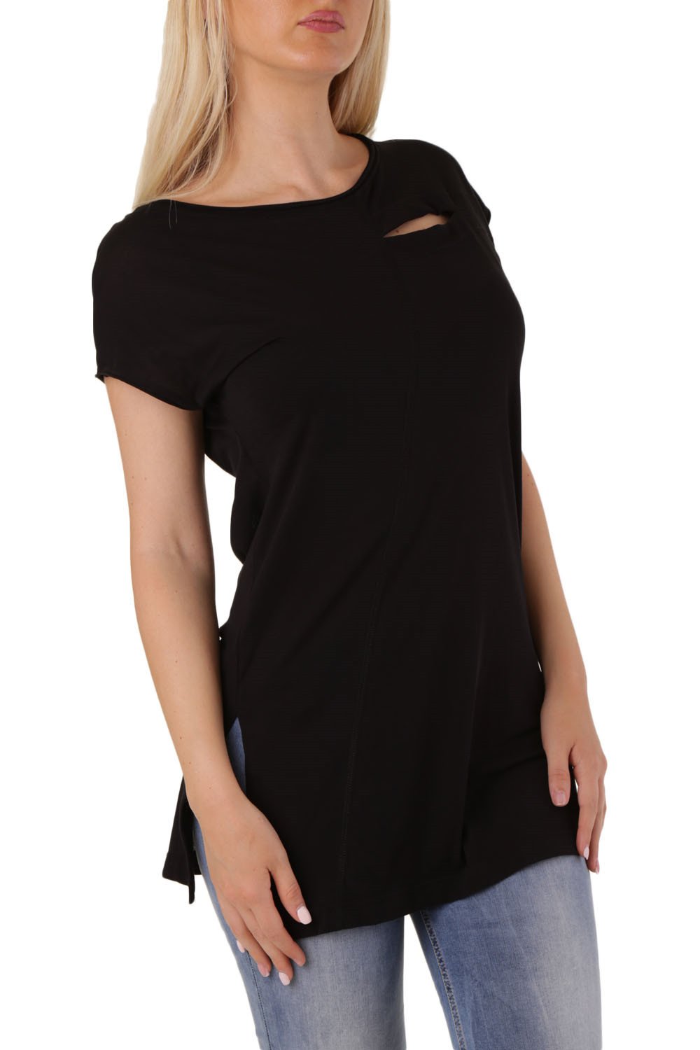 Diesel Women's T-Shirt Various Colours 294109 - black-1 S