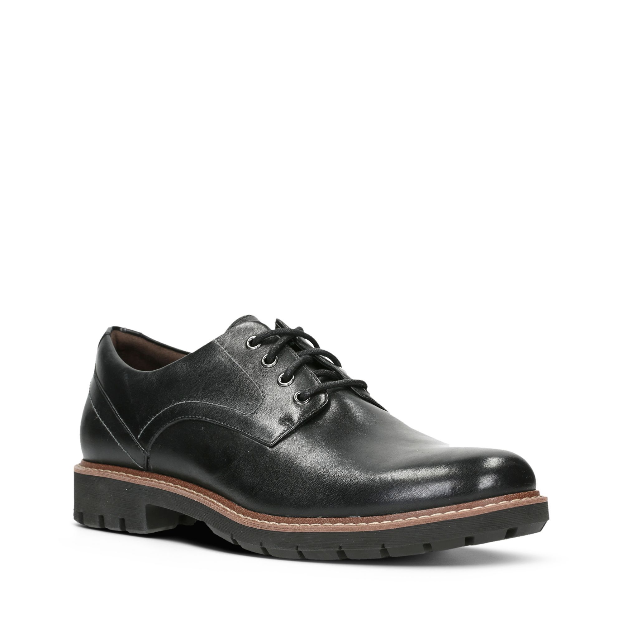 Clarks Men’s Batcombe Hall Shoes Various Colours 5050409790120 - 6 UK Black