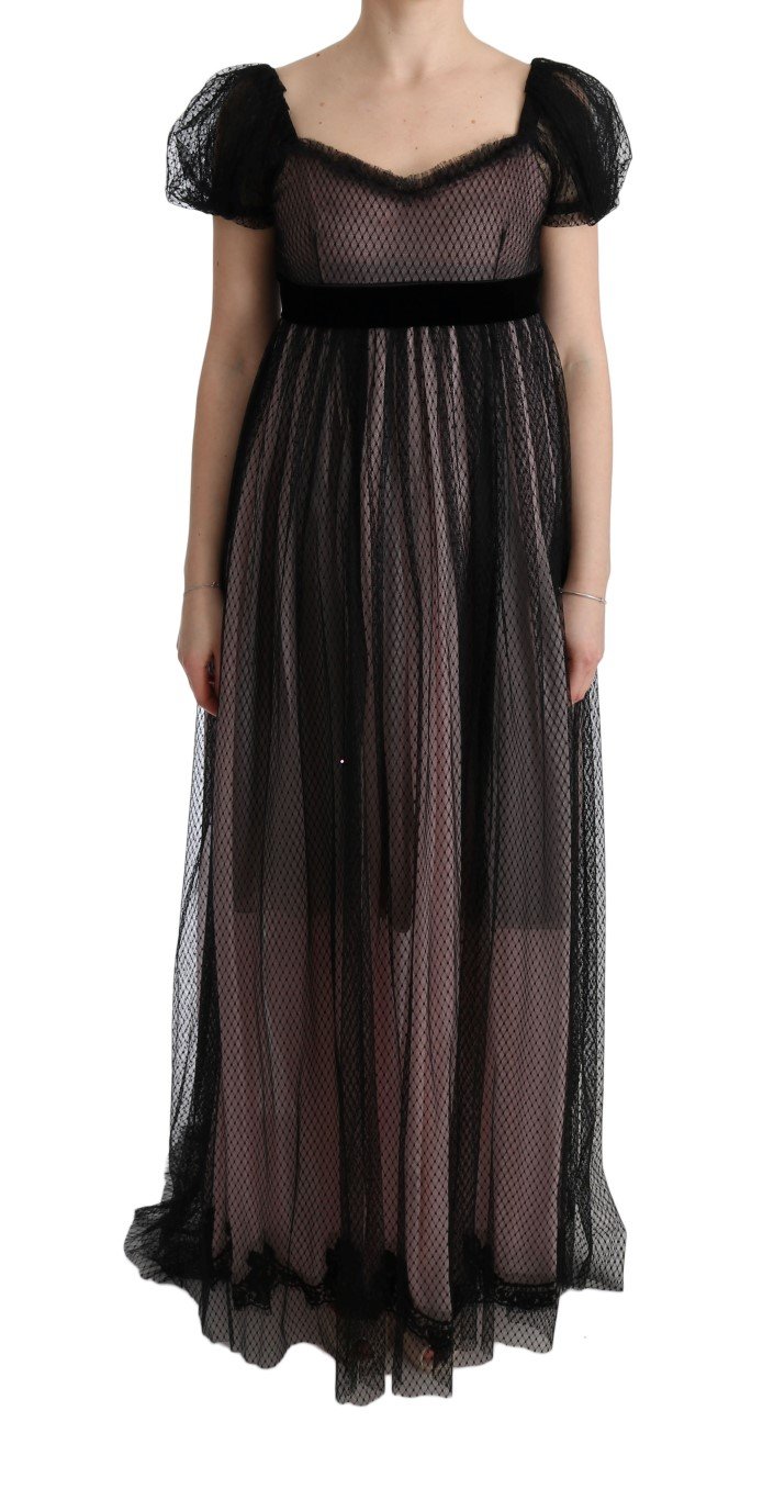 Dolce & Gabbana Women's Silk Long Shift Dress Pink SIG60594 - IT40|S
