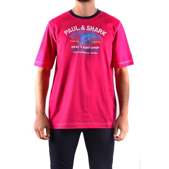 Paul&shark Men's T-Shirt Liliac 161625 - liliac L