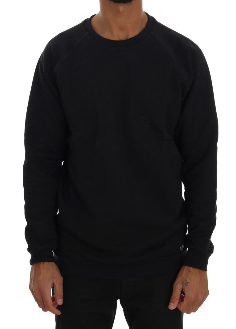 Daniele Alessandrini Men's Crewneck Cotton Sweater Blue TSH1351 - L