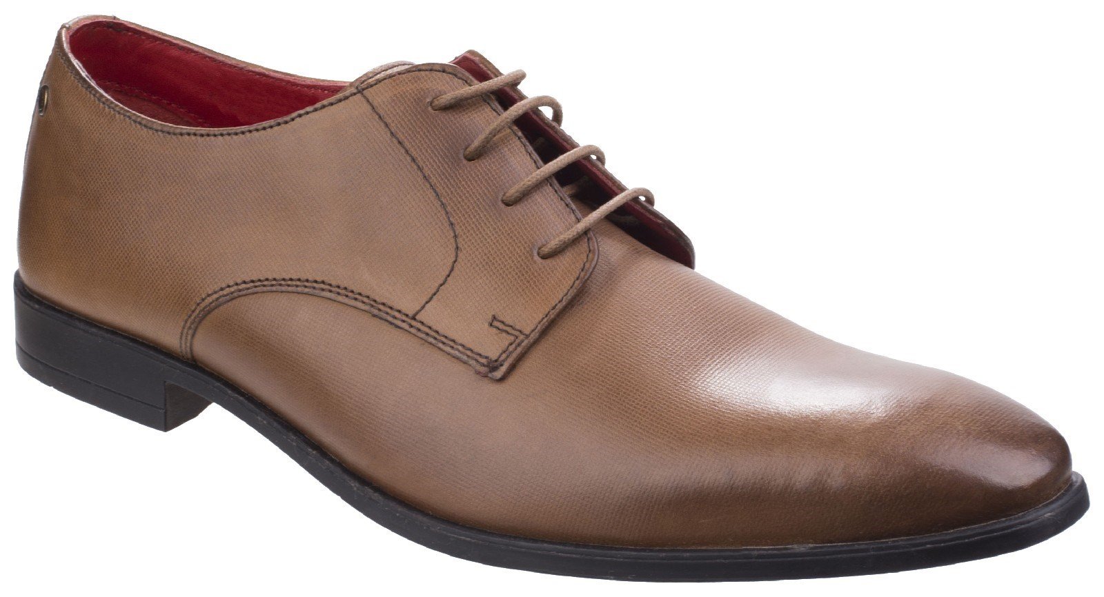 Base London Men's Shilling Waxy Derby Shoe Various Colours 26551 - Tan 6