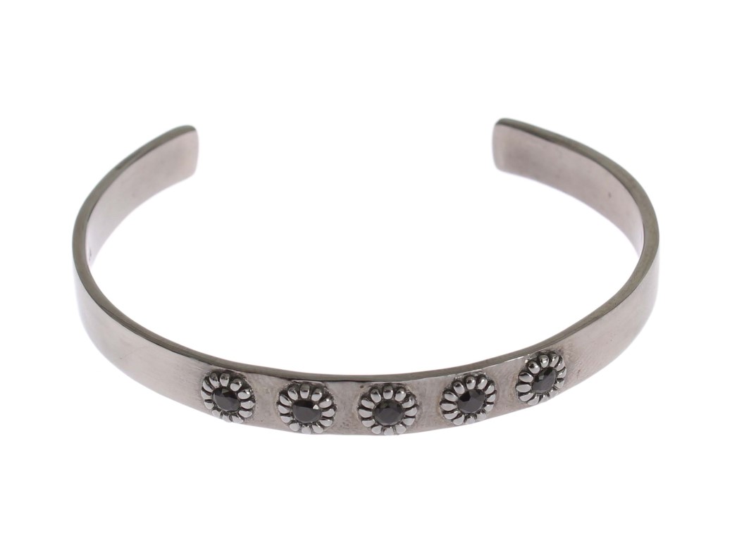 Nialaya Women's Crystal 925 Bracelet Silver LN357 - M