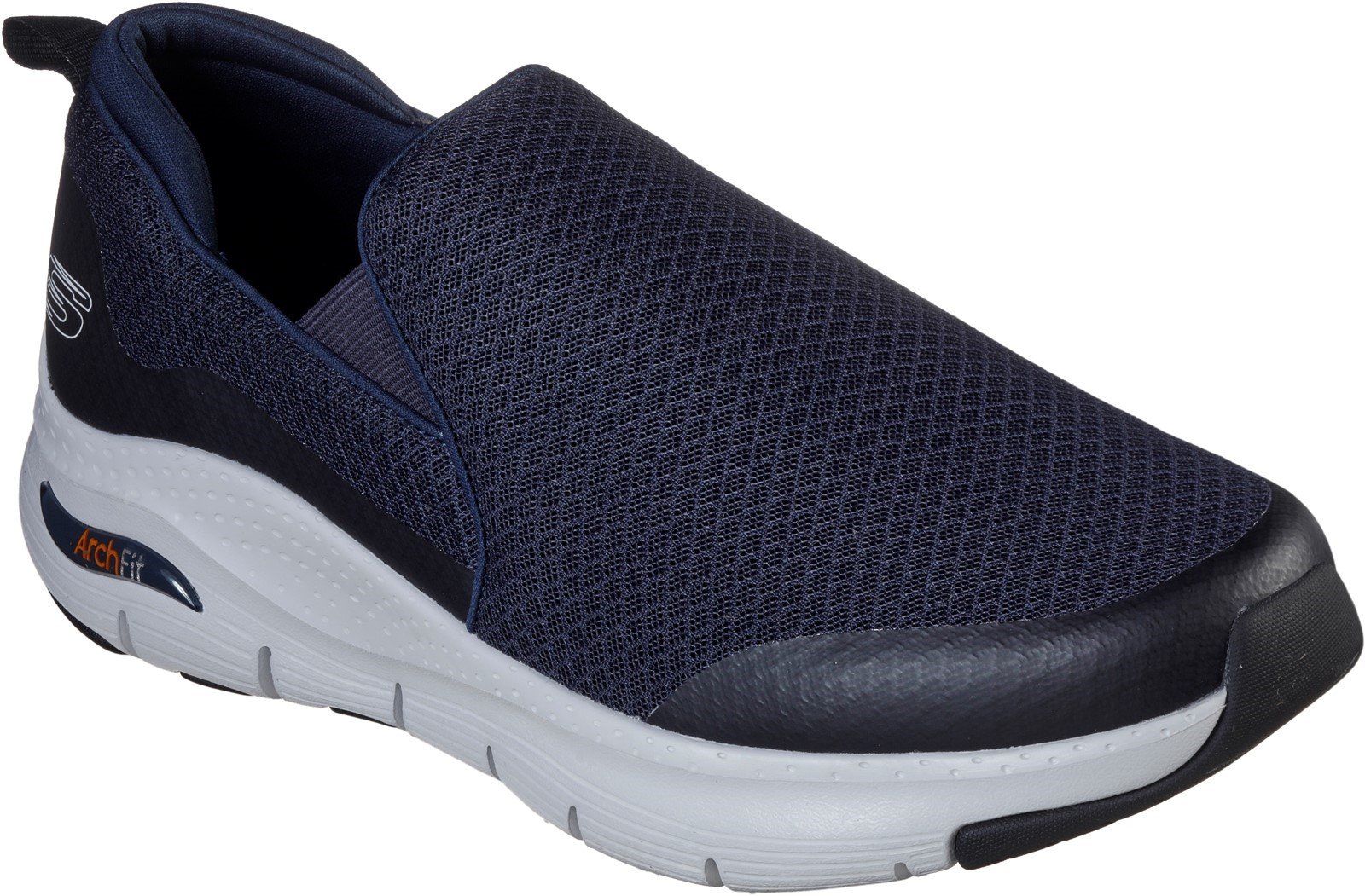 Skechers Men's Arch Fit Banlin Slip On Sports Trainer Various Colours 30358 - Navy 6