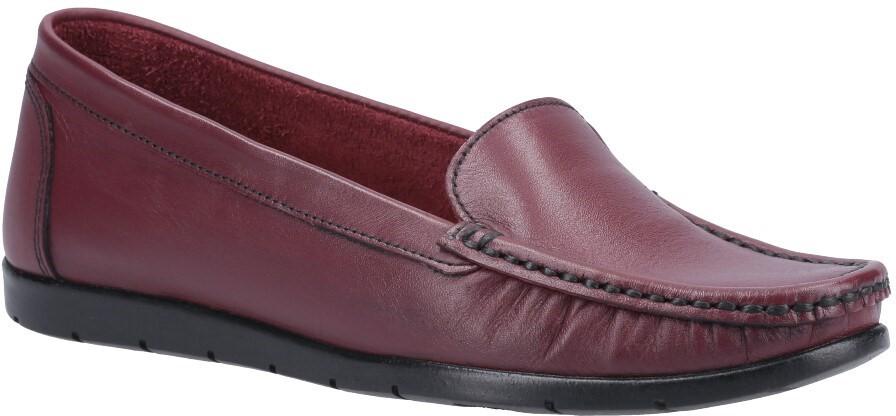 Fleet & Foster Women's Tiggy Slip On Loafer Various Colours 31018-52941 - Wine 3