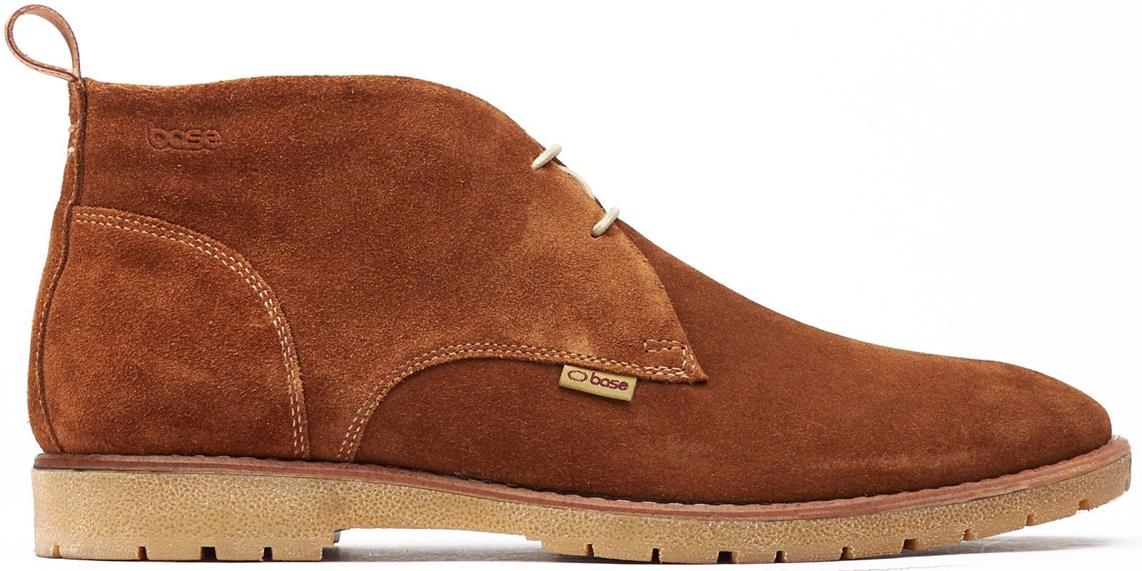Base London Men's Miller Lace Up Desert Boot Cognac 32490 - Cognac 7