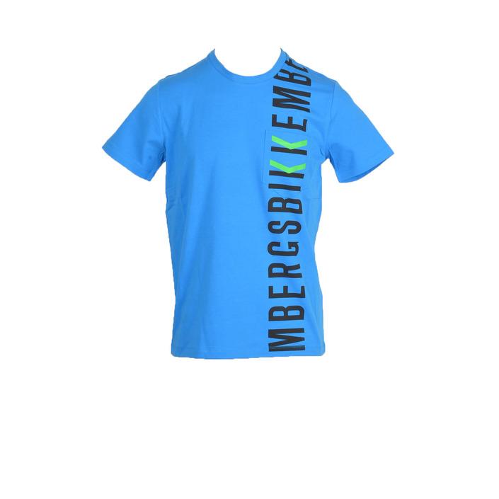 Bikkembergs Men's T-Shirt Light Blue 322465 - light blue M