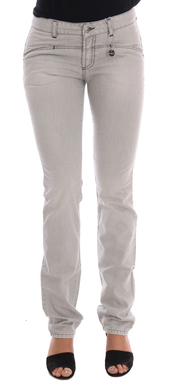 Costume National Women's Wash Cotton Slim Jeans Gray SIG30122 - W26