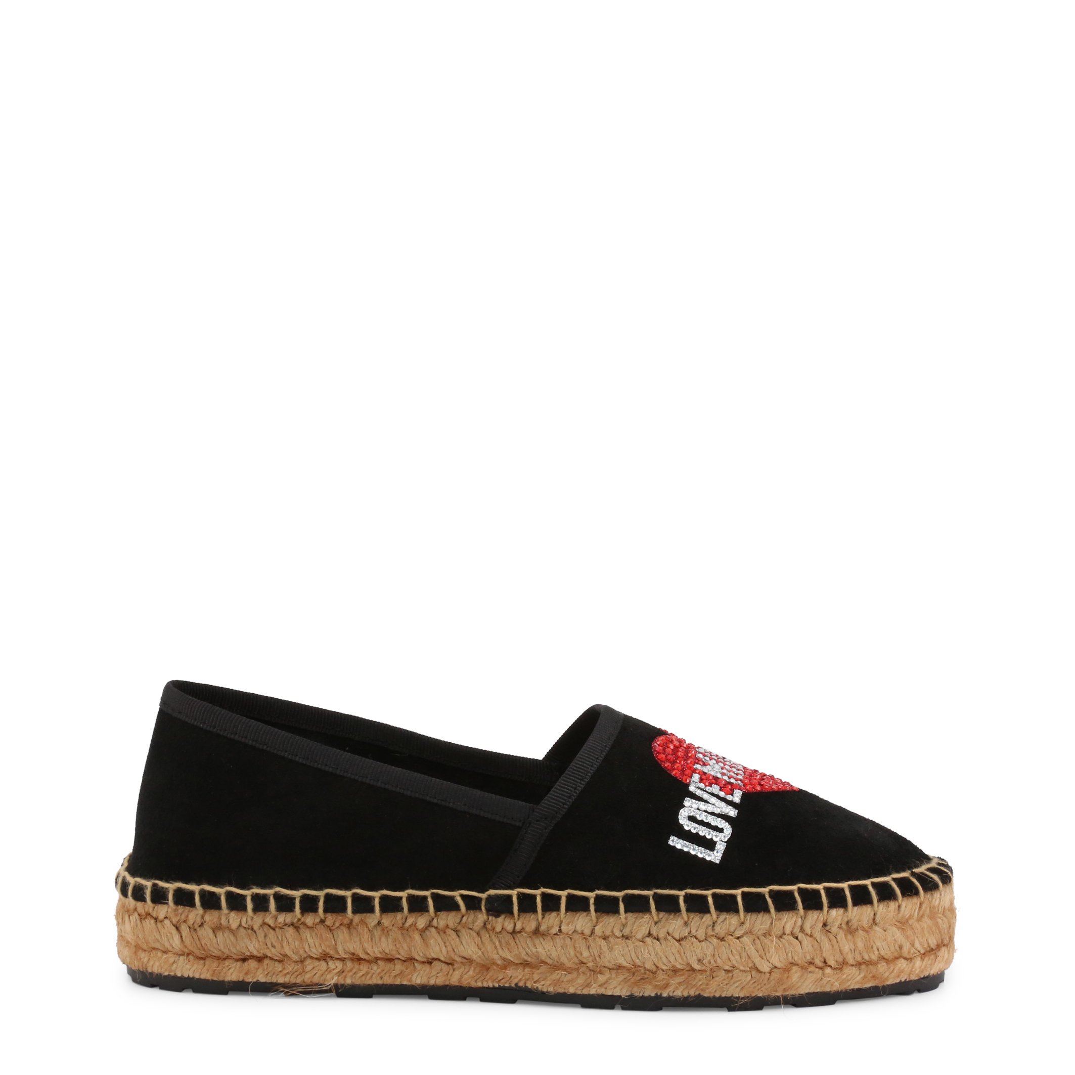 Love Moschino Women's Slip On Shoes Grey JA10023G1CIF0 - black EU 35