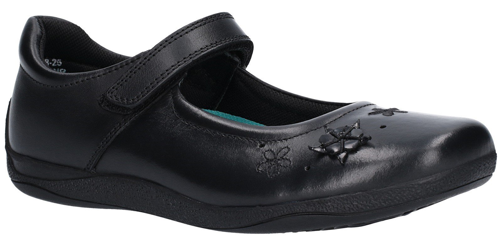 Hush Puppies Kid's Candy Junior Touch Fastening Shoe Black 27456 - Black 10 UK