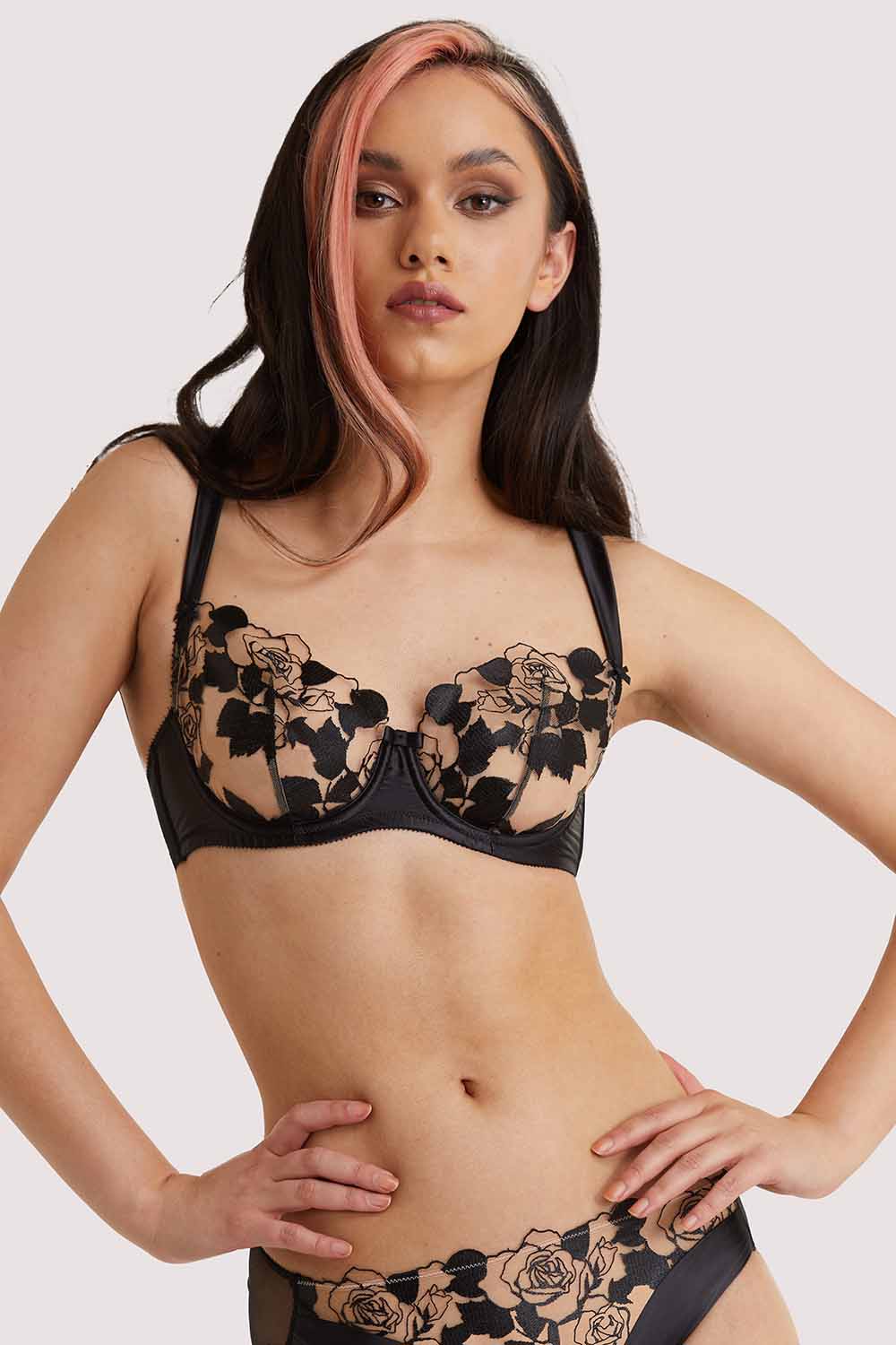Dita Von Teese Rosabelle Black Bra 32D