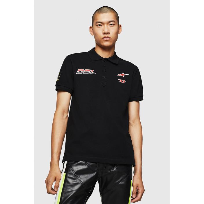 Diesel Men's Polo Shirt Black 283928 - black L