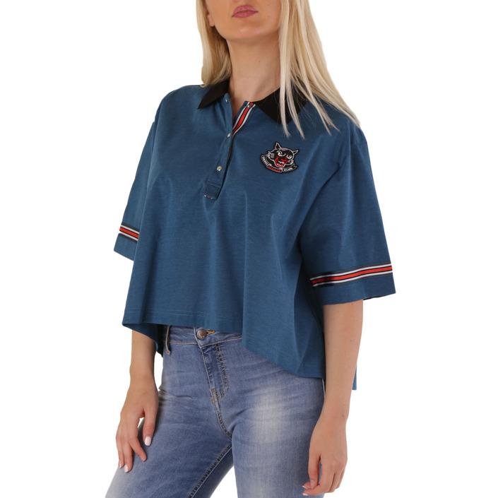 Diesel Women's T-Shirt Black 302524 - blue S